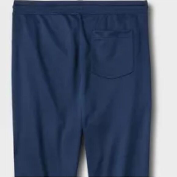 Stylish Navy Track Pants with Red Stripes - Picture 3 of 8